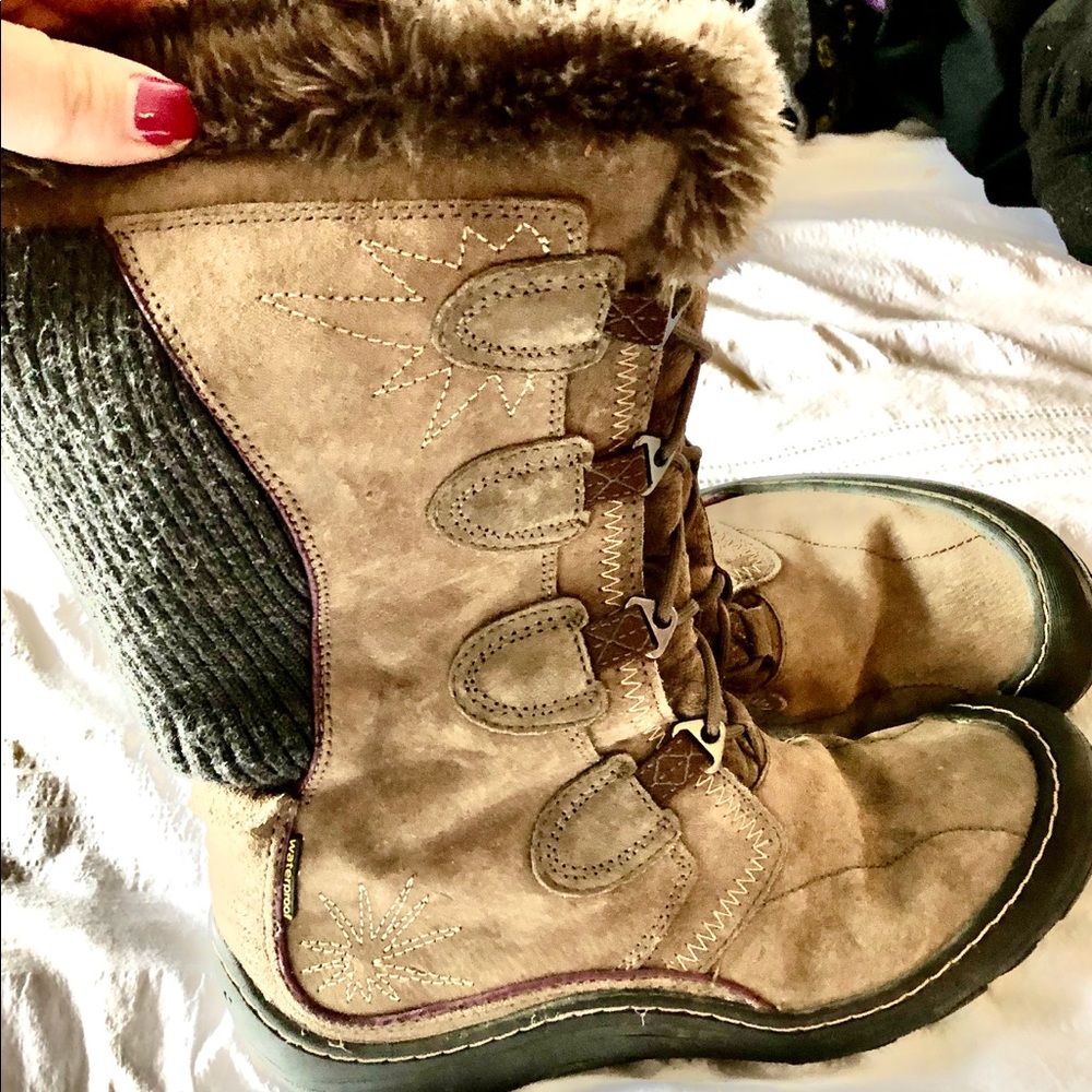 Privo winter lace up boots